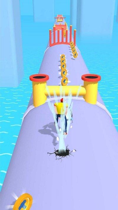 管道跳跃3d手机版(暂未上线),管道跳跃3d,卡通游戏,跑酷游戏